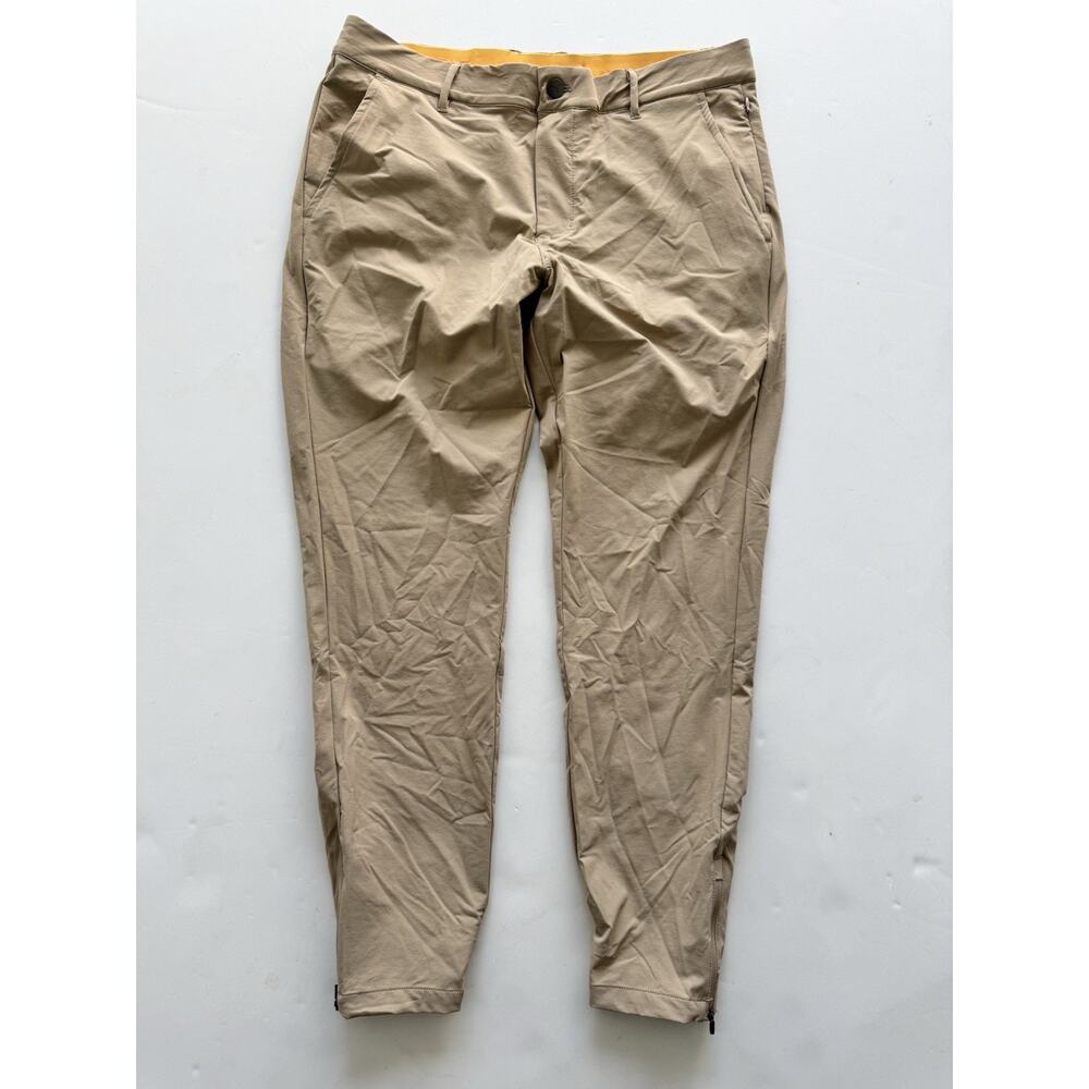 AVALON GOLF Players Golf Jogger Pants Khaki Size 32 S